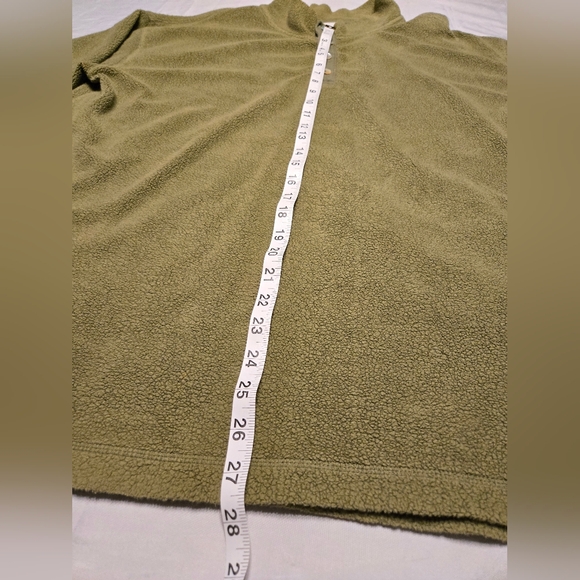 Soft Surroundings Luxe Fleece Pullover Quarter Button Sweater Womens XL‎ Fleece - Picture 2 of 6